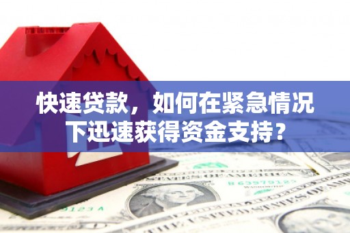 大方快速贷款，如何在紧急情况下迅速获得资金支持？