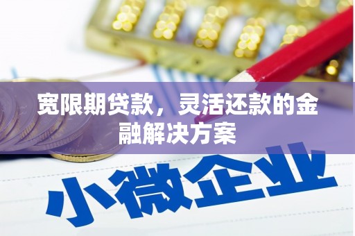 大方宽限期贷款，灵活还款的金融解决方案