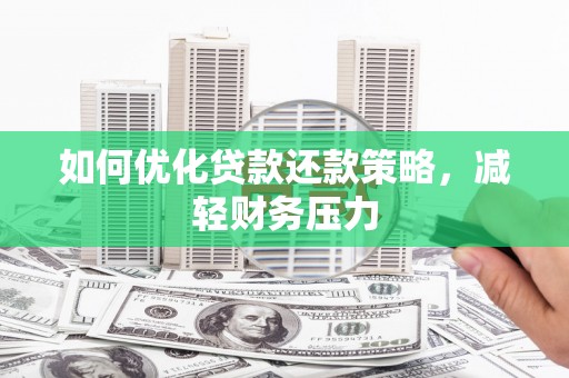 大方如何优化贷款还款策略，减轻财务压力