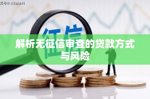 大方解析无征信审查的贷款方式与风险